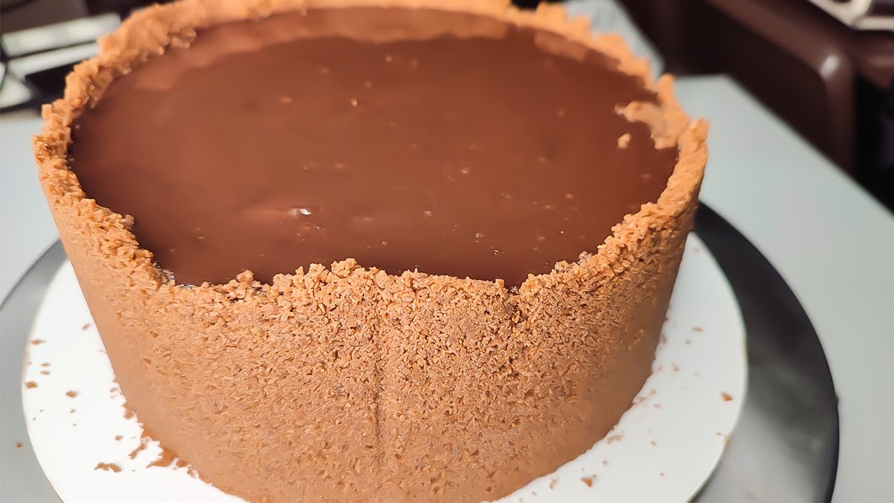 Ultimate Nutella Cheesecake ASMR | چیزکیک نوتلا با کرمی ترین بافت