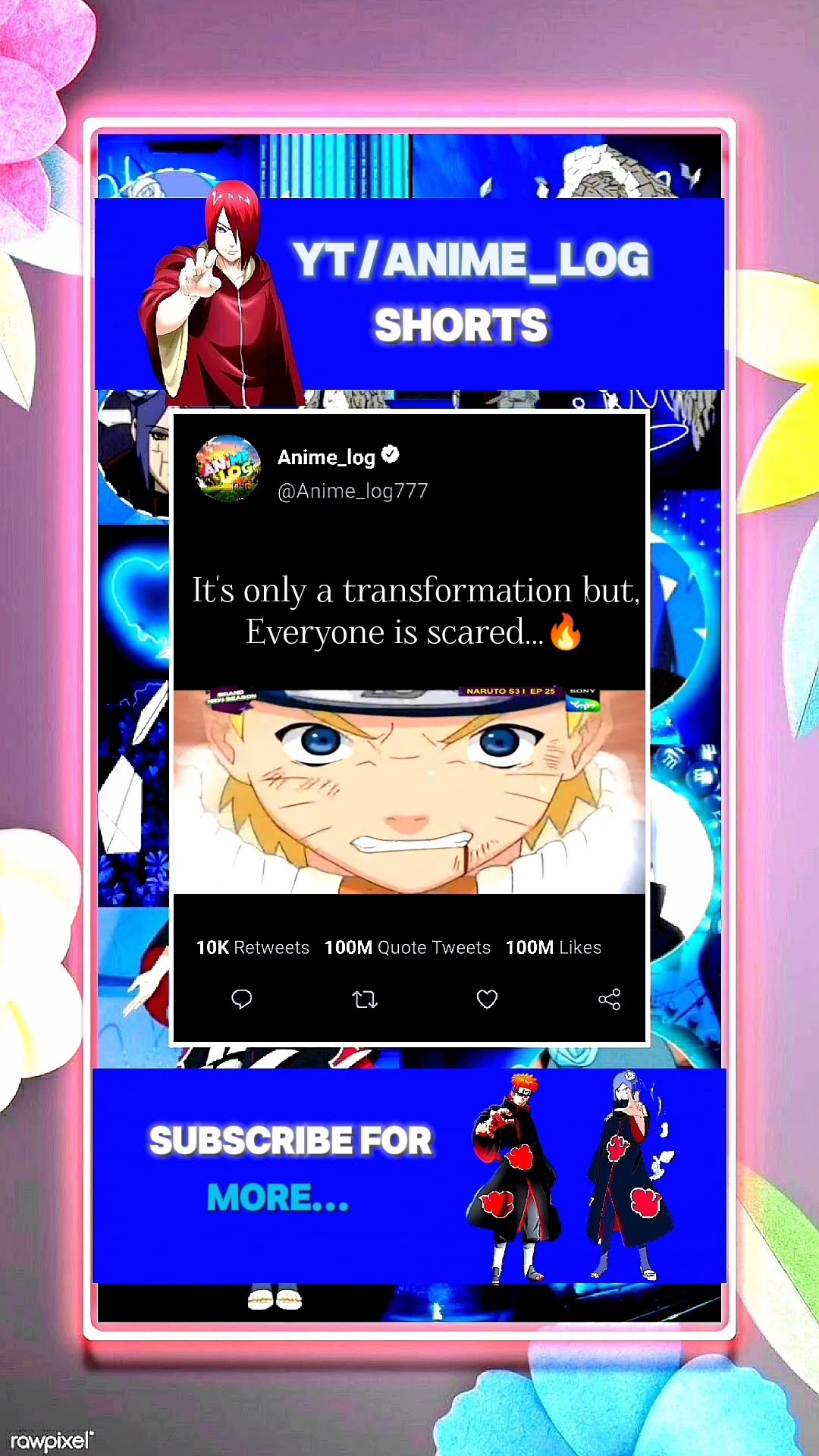 it's only a transformation jutsu,but everyone is shocked 😲#naruto#anime ...