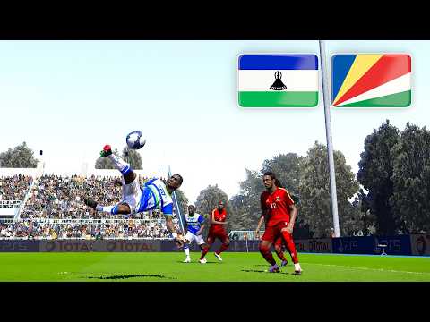 🔴LESOTHO vs SEYCHELLES ⚽ CAF AFRICA CUP of NATIONS QUALIFIERS LEG 2 ⚽FOOTBALL GAMEPLAY HD PES 2026