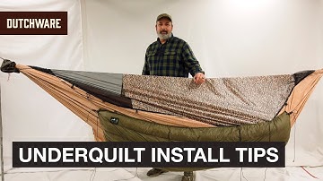 Hammock Underquilt Installation