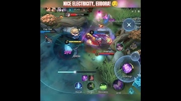 NICE ELECTRICITY, EUDORA! -MLBB🔥 #mlbbshorts #mlbbhighlights #mlbb #shorts