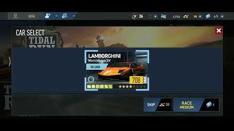 Need for speed no limits tidal run gameplay for a Lamborghini Murcielago SV.....
