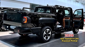 Gloednieuwe 2026! KIA Tasman X-Line Premium Pickup - Nieuwe technologie met een authentiek avontuur!