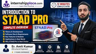 STAAD Pro Complete Introduction in 12 Minutes 🔥| History, Features & Uses Explained | हिंदी