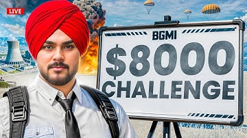 🔴$8000 CONQUEROR TOP 5 CHALLENGE , CONQUEROR RANK PUSH DAY - 6