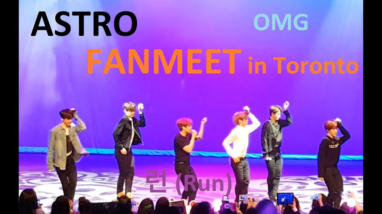 ASTRO FANMEET in TORONTO - 런 Run - YouTube