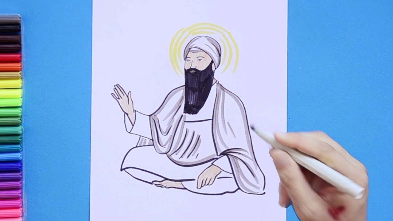 Guru Ram Das Colouring  Colouring Sheet teacher made