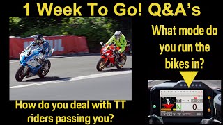 7 days until TT 2024! Lots of questions. So let's answer a few.