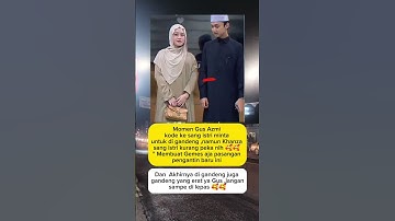 momen romantis Gus Azmi dan istrinya Khanza#motivation #quotes #shorts