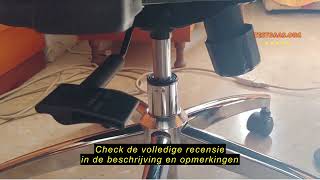 Review Ticova Ergonomische Bureaustoel - Hoge Rug Bureaustoel Met Verstelbare Lendensteun, Hoofdsteu