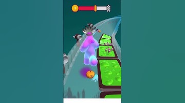 Blob Runner 3d 🌟 All Levels Gameplay Walkthrough Android, iOS NEW UPDATE #shorts