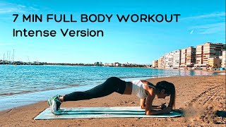 7 Min Full Body Workout - Intense Version No Equipment