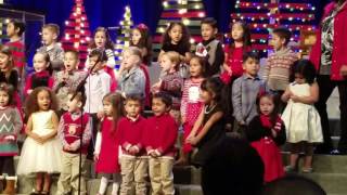 Kamila's first Christmas Program with Kidzone christian Pre-School. December 9, 2016.