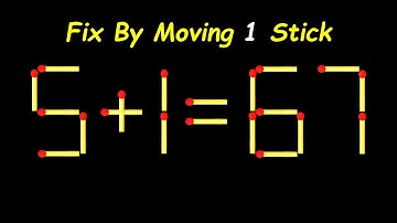 Only 1% Can Solve This Matchstick Puzzle – Move 1 Stick to Win!