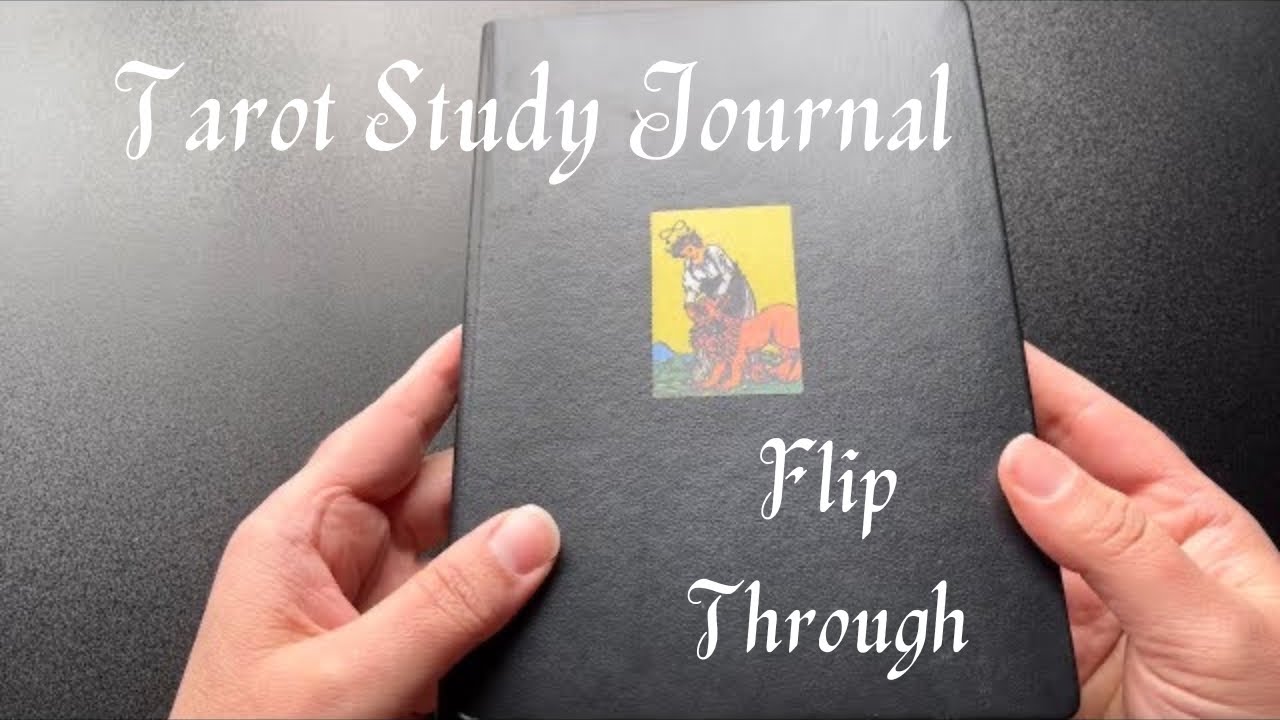 New Tarot Study Journal Set Up - Full Flip Through