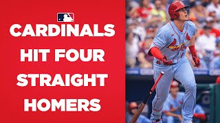 The St. Louis Cardinals go back-to-back-to-back-to-back!