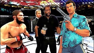 UFC 4 Khabib Nurmagomedov vs. Tommy Vercetti GTA Ea Sports