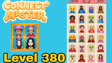 Connect master match puzzle level 380 solution walkthrough