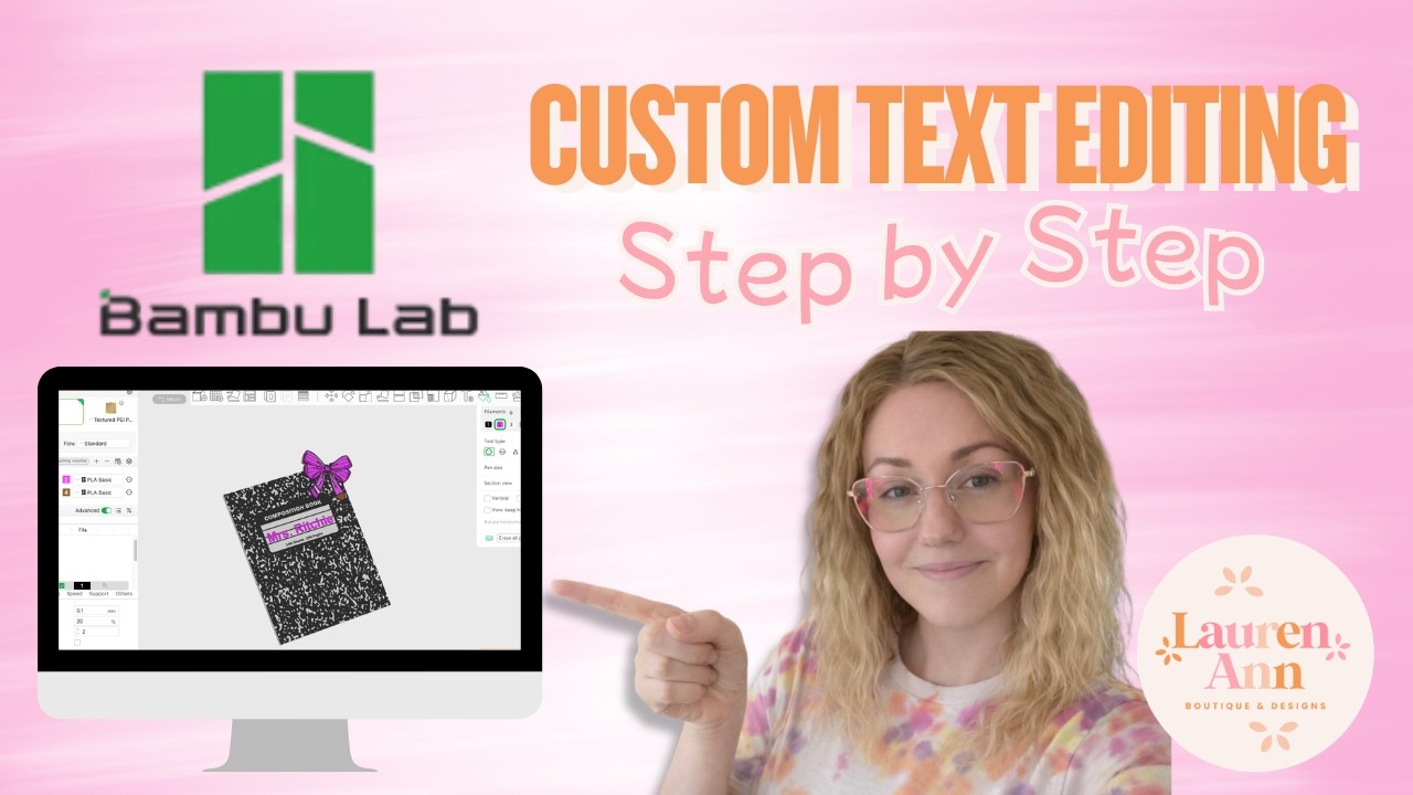 Edit Text in Bambu Lab Slicer - YouTube