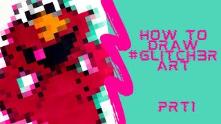 How To Draw Glitch3r Art    Prt1 Resimi