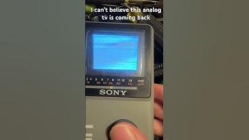 I can get analog TV again!