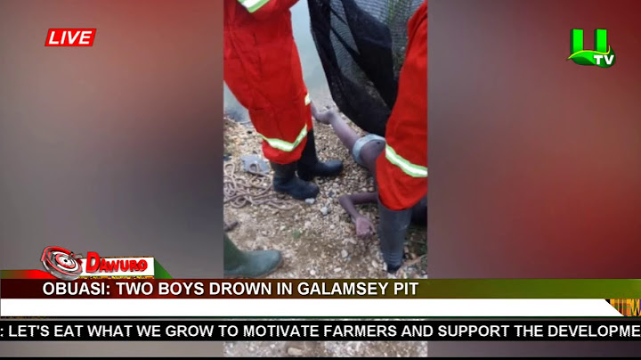 Obuasi Two Boys Drown In Galamsey Pit