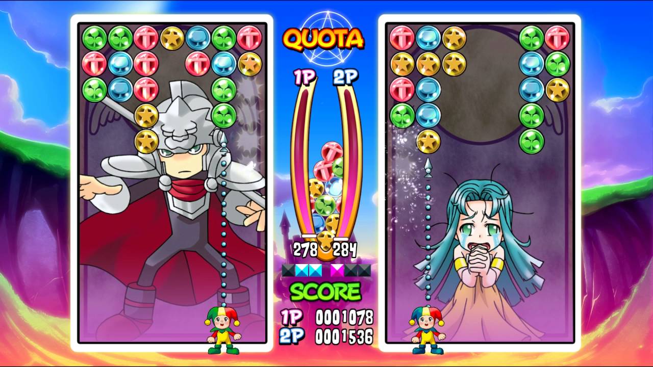 Magical Drop V Local Co Op 1vs1  Part 1