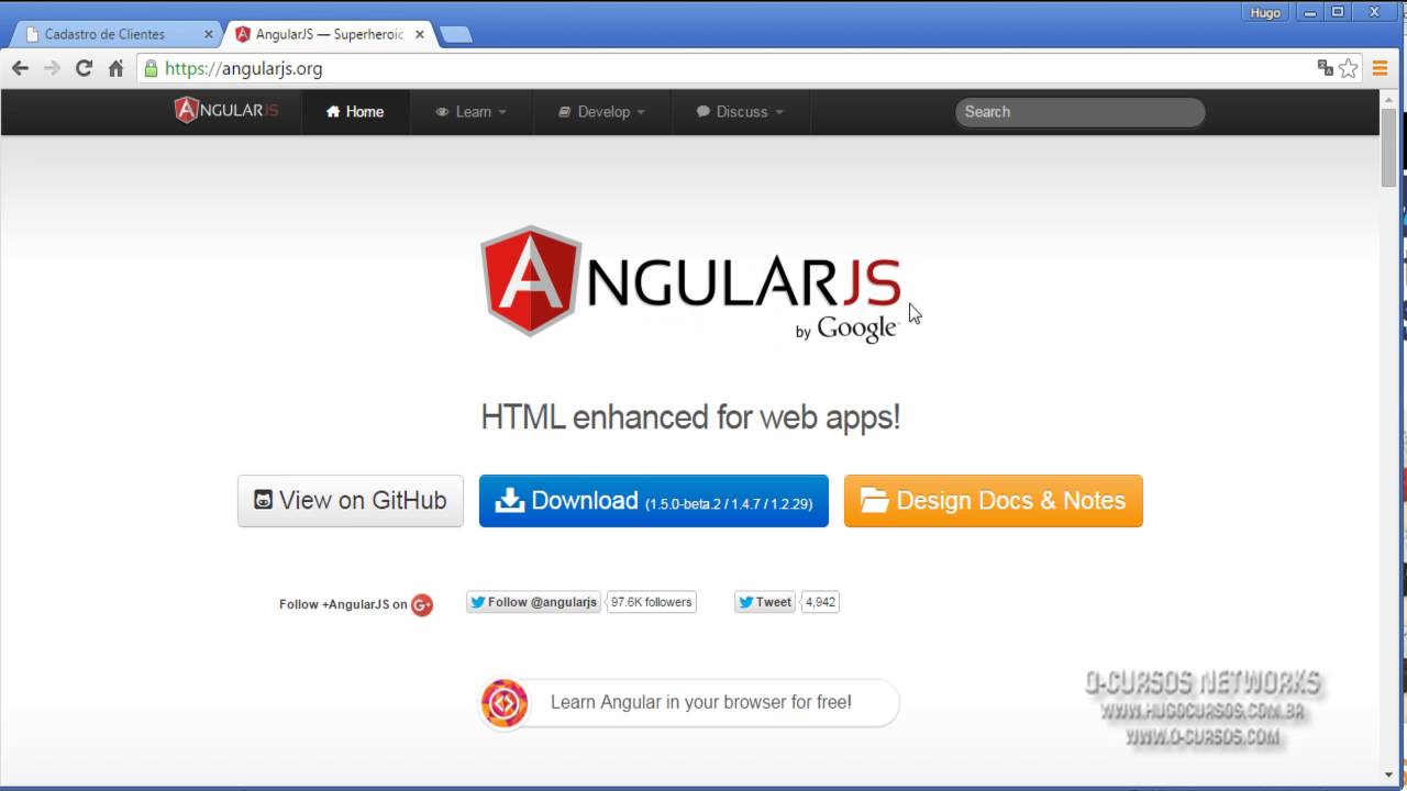 Curso de Angular JS - Aula 01 - Sistemas WEB e Sites - YouTube