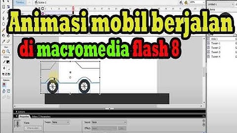 cara membuat animasi mobil berjalan di macromedia flash 8