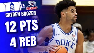 Cayden Boozer Duke Highlights vs Belmont | Scrimmage 