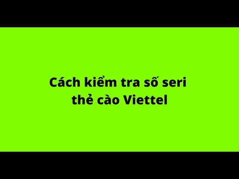 hình ảnh kiểm tra thẻ cào viettel