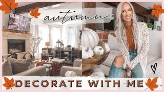 FALL 2021 DECORATE WITH ME | COZY FALL HOME DECOR FOR THE SEASON | How To Decorate for Fall