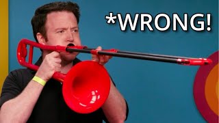 Trombone Game Show Segment gets EVERYTHING Wrong