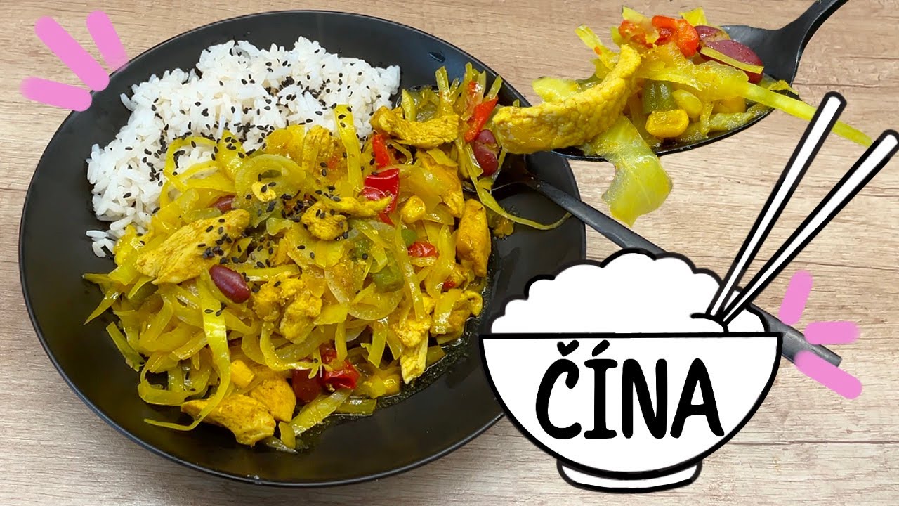 Čína s kuracím mäsom  🍜 | recept
