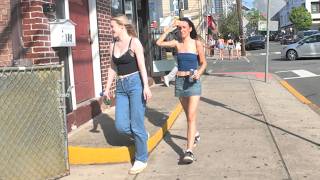 New Brunswick New Jersey Walk Along Easton Avenue to Rutgers