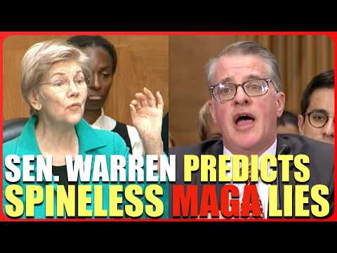 Senator Warren DESTROYS Trump's DECEITFUL Economic Adviser