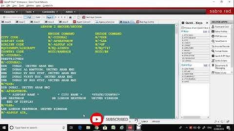 Encode and Decode command in sabre