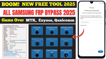ALL SAMSUNG FRP BYPASS NEW METHOD 2025, ONE CLICK NEW UNLOCK TOOL