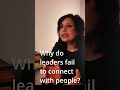 Leaders who actually connect do this #emotionalintelligence #teamwork