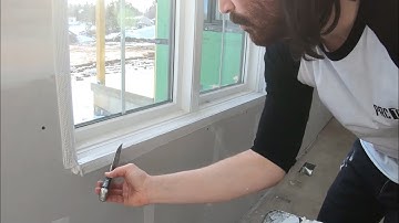 Finishing Window Returns With Mud Set Bead (ft. PRC Taping)