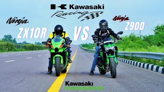 Kawasaki Zx10R Vs Kawasaki Z900 Superbike Drag Race | Ninja z900 ne machaya Bawal?
