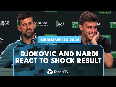Luca Nardi &amp; Novak Djokovic Press Conferences Reacting To Crazy Upset | Indian Wells 2024