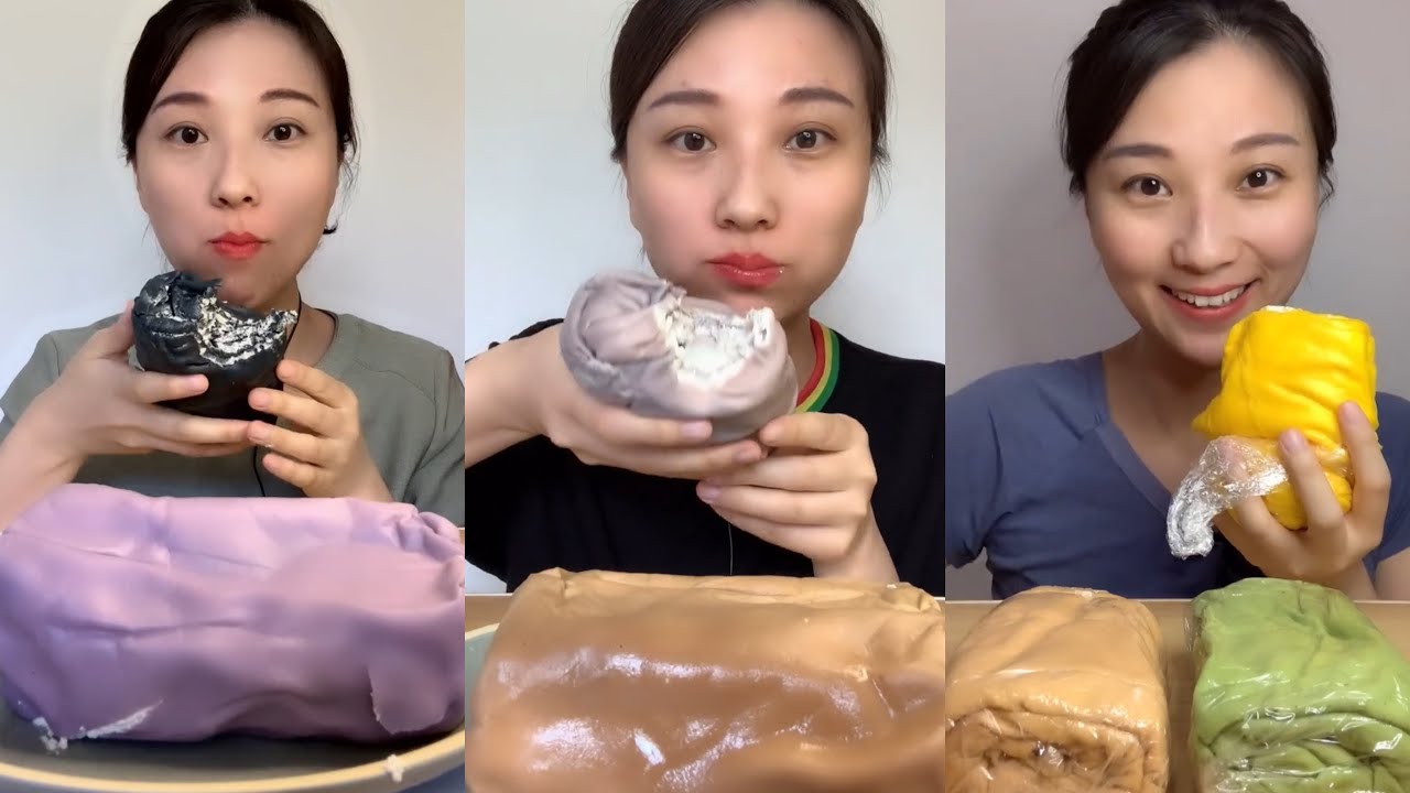 [CREPE ASMR] crepe towel | eating show