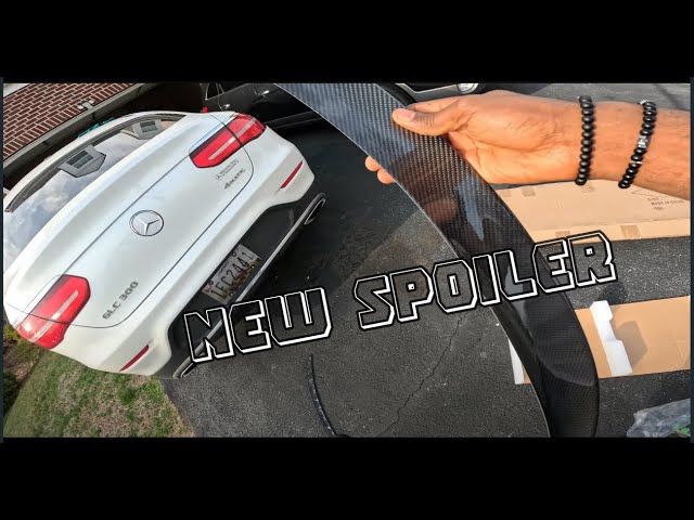 Installing a rear spoiler on my GLC 300 coupe 