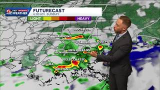 Steamy Saturday ahead of Sunday morning storms possible