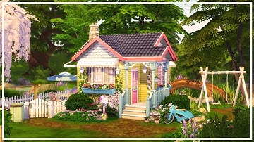 TEEN-y Tiny House! | #MicroHome | No CC | The Sims 4 Speed Build