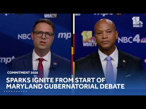 Sparks ignite from start of governor's debate