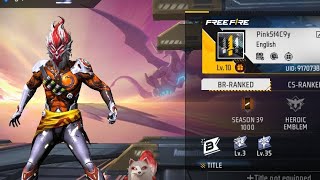 free fire level 10 to level 11 level up with battle royale and lone wolf