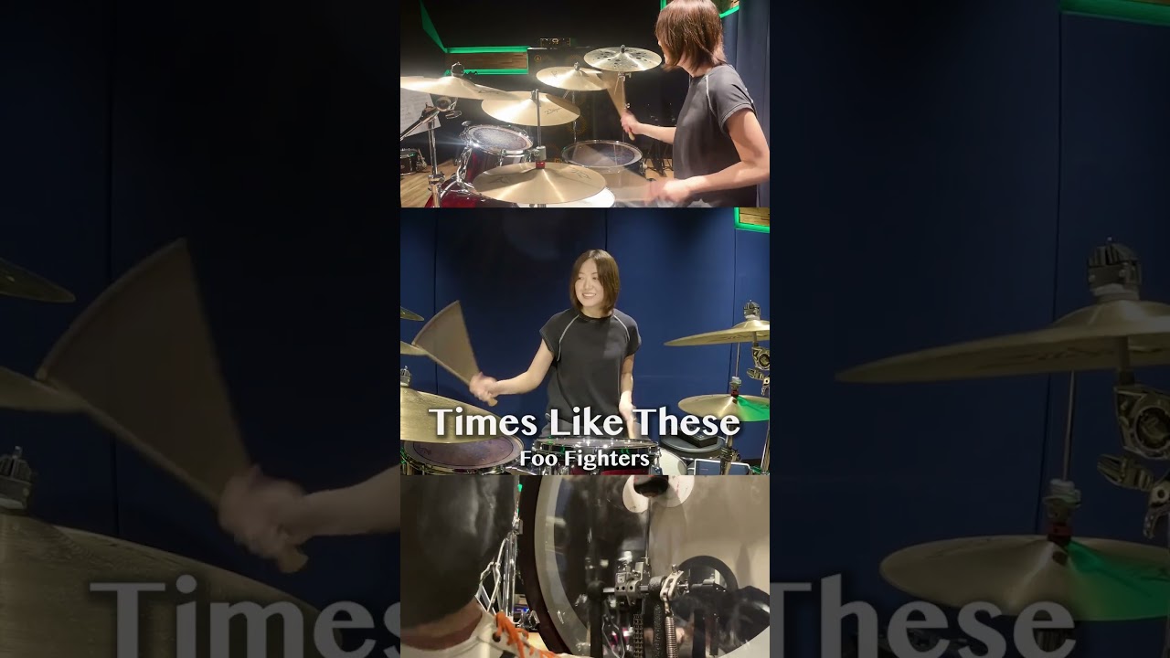 Foo Fighters - Times Like These /Drum Cover🥁 #shorts #yukafukaya #ドラム #叩いてみた