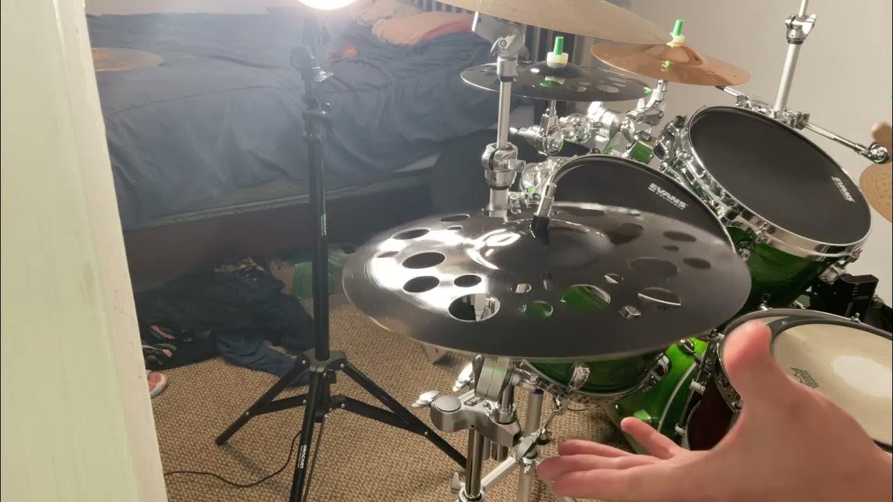 Paiste 10" PST X Swiss Bottom HiHat/Splash Custom Color Sound Black